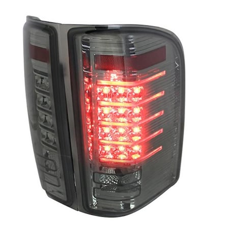 Overtime LED Tail Lights for 07 to 13 Chevrolet Silverado, Smoke - 13 x 11 x 18 in. OV2654321